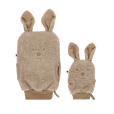 Kangaroo Bath Mitts - Vanilla
