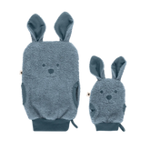 Kangaroo Bath Mitts - Petrol