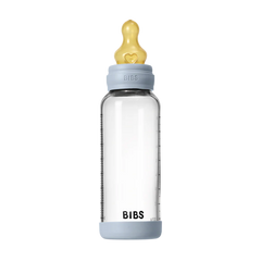 Baby Glass Bottle Set 8oz Latex - Baby Blue