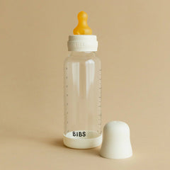 Baby Glass Bottle Set 4oz Latex - Ivory