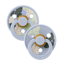 STUDIO Colour Pacifiers 2 Pack Morning Bloom - Dusty Blue Mix