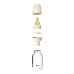 Baby Glass Bottle Boheme Set 120ml Latex - Ivory