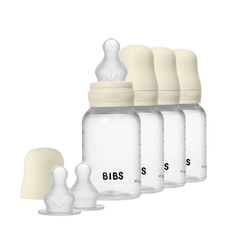 Baby BPA-Free PP Bottle 150 ml 4 Pack Silicone - Ivory