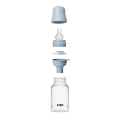 Baby BPA-Free PP Bottle Set 150ml Silicone - Baby Blue