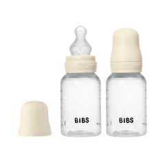 Baby BPA-Free PP Bottle Set 150ml 2 Pack Silicone - Ivory