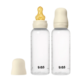 Baby BPA-Free PP Bottle Set 270ml 2 Pack Latex - Ivory