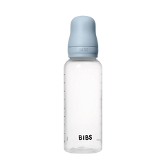 Baby BPA-Free PP Bottle Set 270ml Silicone - Baby Blue