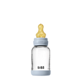 Baby Glass Bottle Set 120ml Latex - Baby Blue