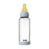 Baby Glass Bottle Set 240ml Latex - Baby Blue