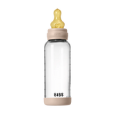 Baby Glass Bottle Set 240ml Latex - Blush