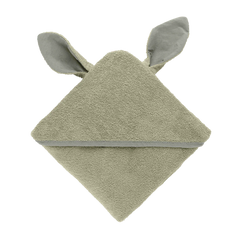 Kangaroo Hoodie Towel Baby - Sage
