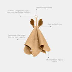 Cuddle Cloth Kangaroo - Dusty Pink