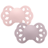 Infinity Pacifiers 2 Pack- Blossom/Dusky Lilac