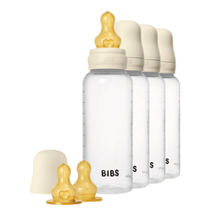 Baby BPA-Free PP Bottle 9oz 4 Pack Latex -  Ivory