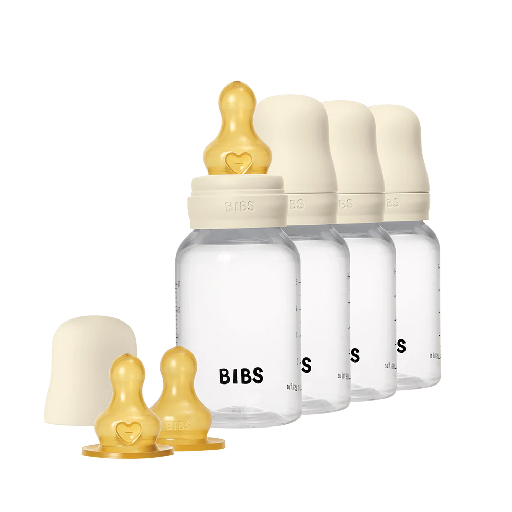Baby BPA-Free PP Bottle 5oz 4 Pack Latex -  Ivory