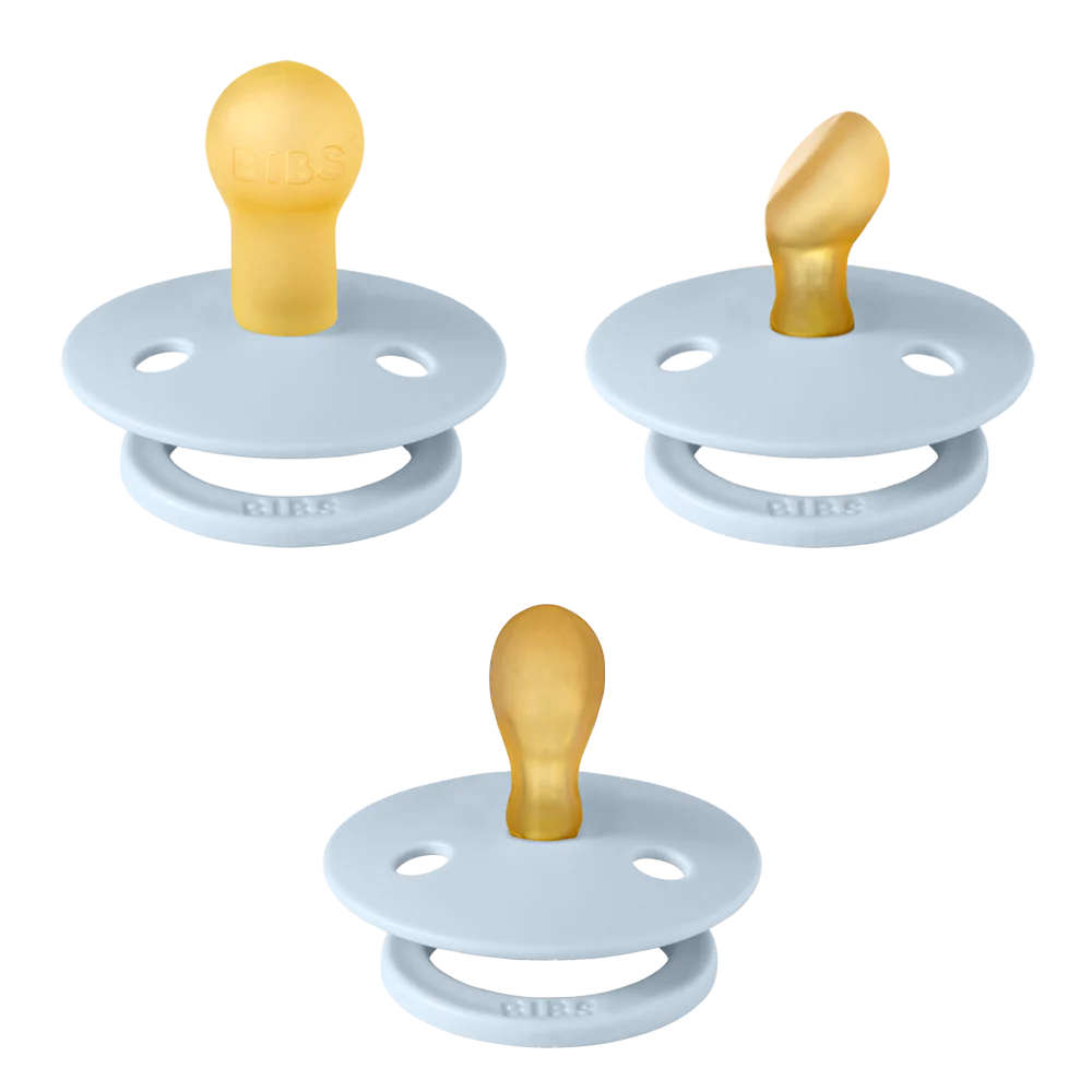 New Baby Pacifiers Try-It Collection 3 Pack - Baby Blue