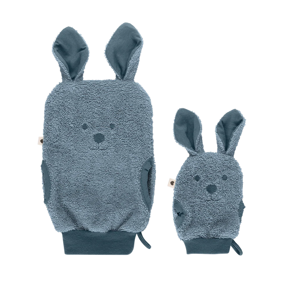 Kangaroo Bath Mitts - Petrol