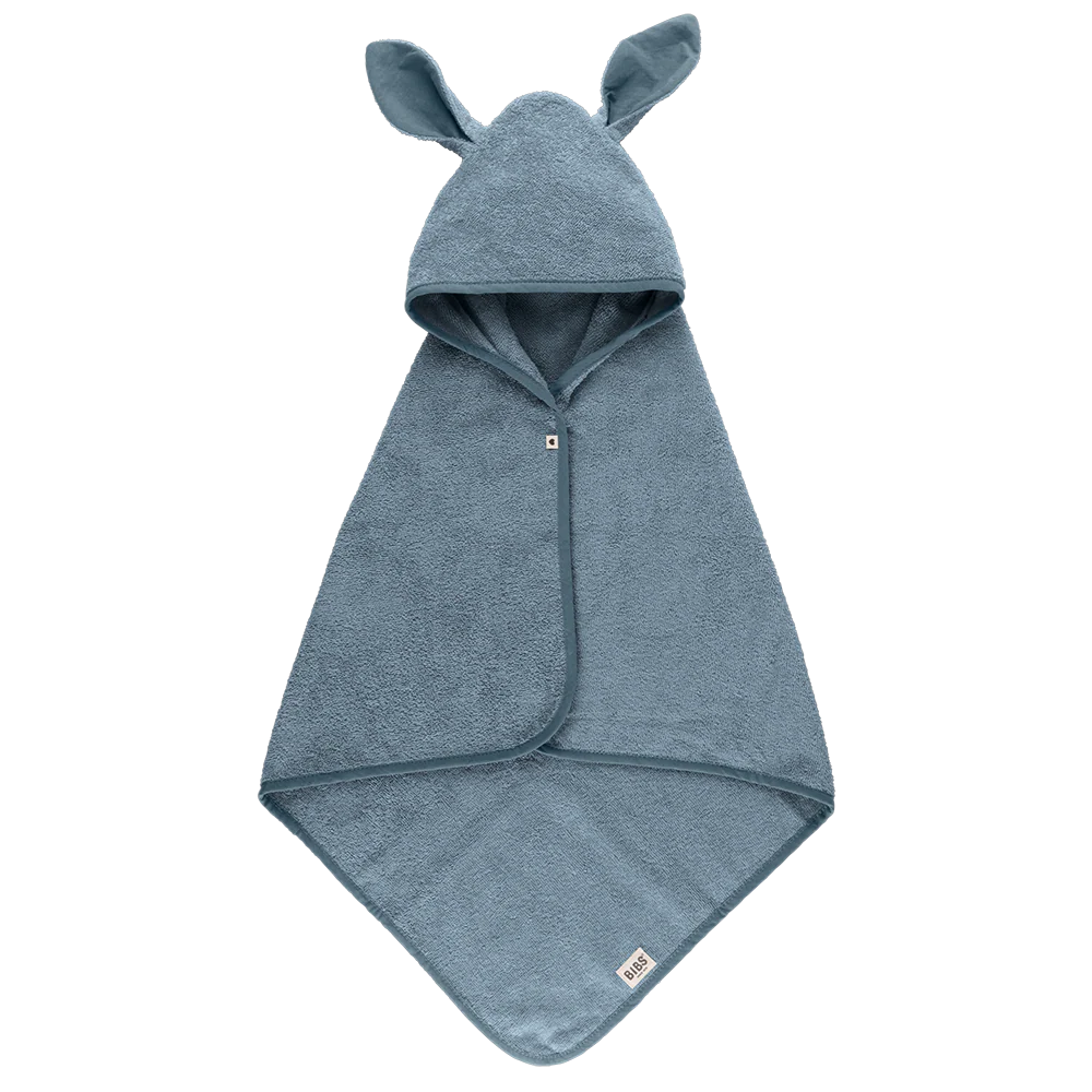 Kangaroo Hoodie Towel Baby - Petrol