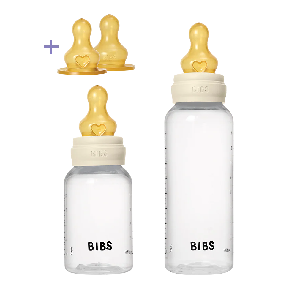 Baby BPA-Free PP Bottle Grow and Flow set 5oz/9oz Latex - Ivory