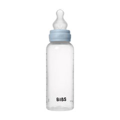 Baby BPA-Free PP Bottle Set 9oz Silicone - Baby Blue
