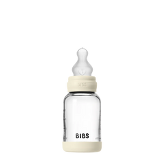 Baby Glass Bottle Set 4oz Silicone - Ivory