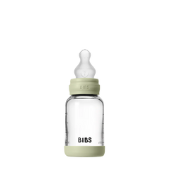 Baby Glass Bottle Set 4oz Silicone - Sage