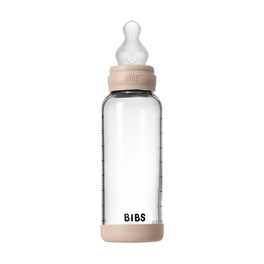 Baby Glass Bottle Set 8oz Silicone - Blush
