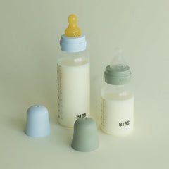 Baby BPA-Free PP Bottle Set 5oz Silicone - Baby Blue