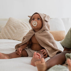 Kangaroo Hoodie Towel Baby - Petrol