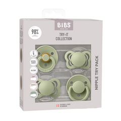 New Baby Pacifier Try-It Collection - Sage