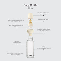 Baby BPA-Free PP Bottle Set 9oz Latex - Sage