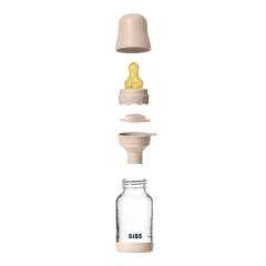Baby Glass Bottle Boheme Set 120ml Latex - Blush