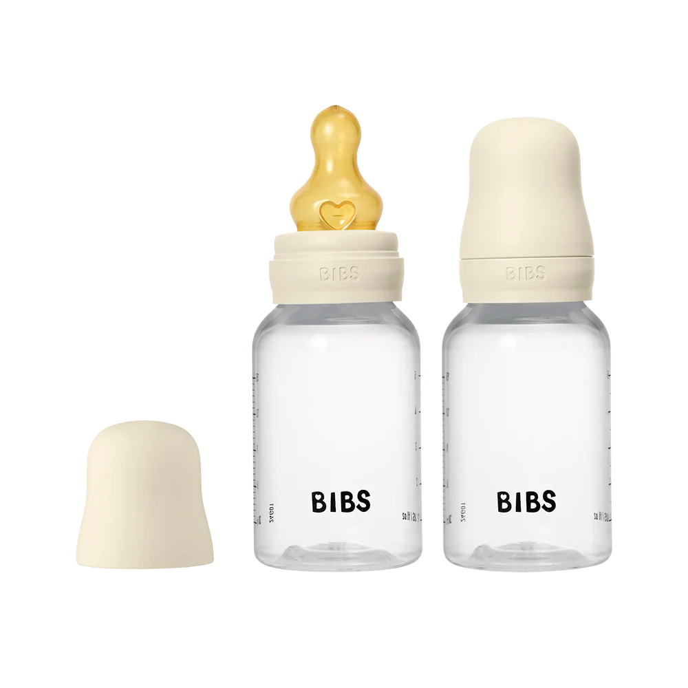 Baby BPA-Free PP Bottle Set 150ml 2 Pack Latex - Ivory
