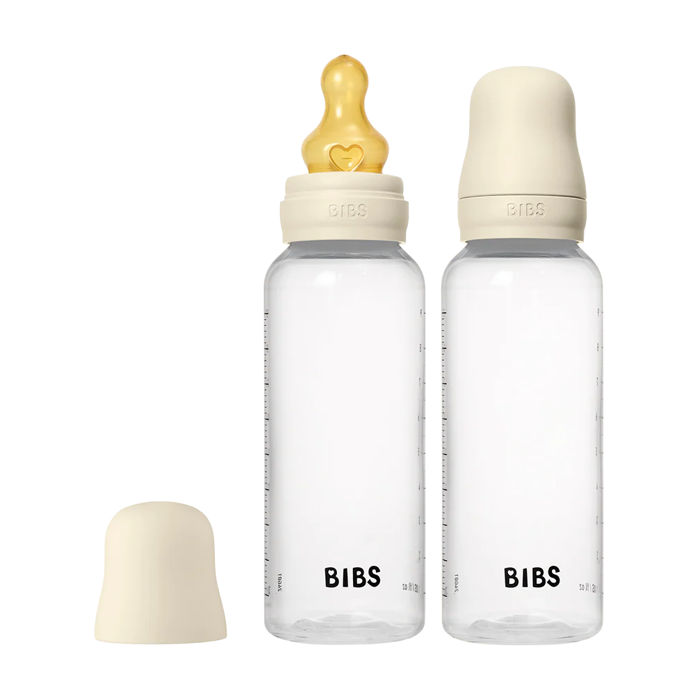 Baby BPA-Free PP Bottle Set 270ml 2 Pack Latex - Ivory