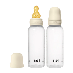 Baby BPA-Free PP Bottle Set 270ml 2 Pack Latex - Ivory