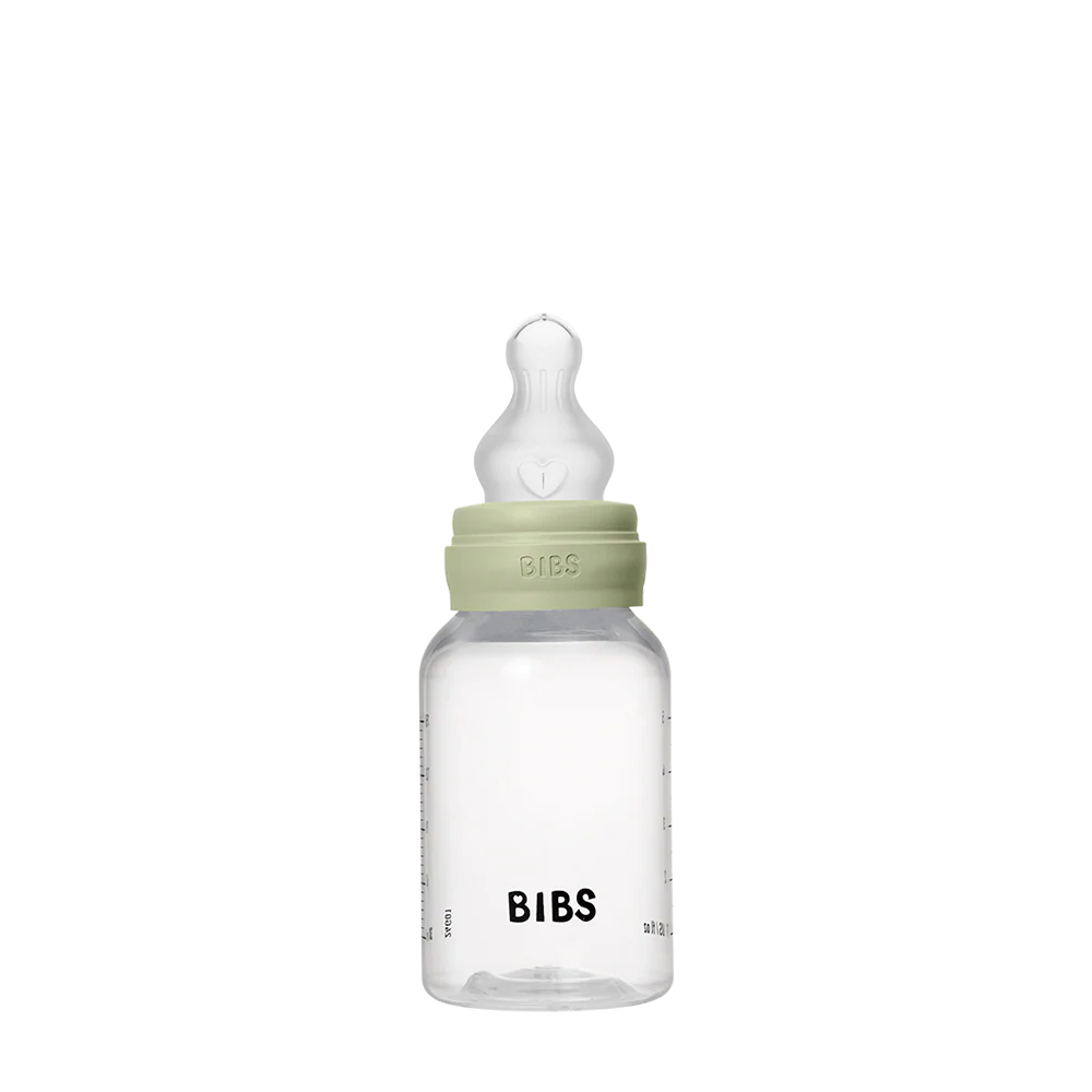 Baby BPA-Free PP Bottle Set 150ml Silicone - Sage