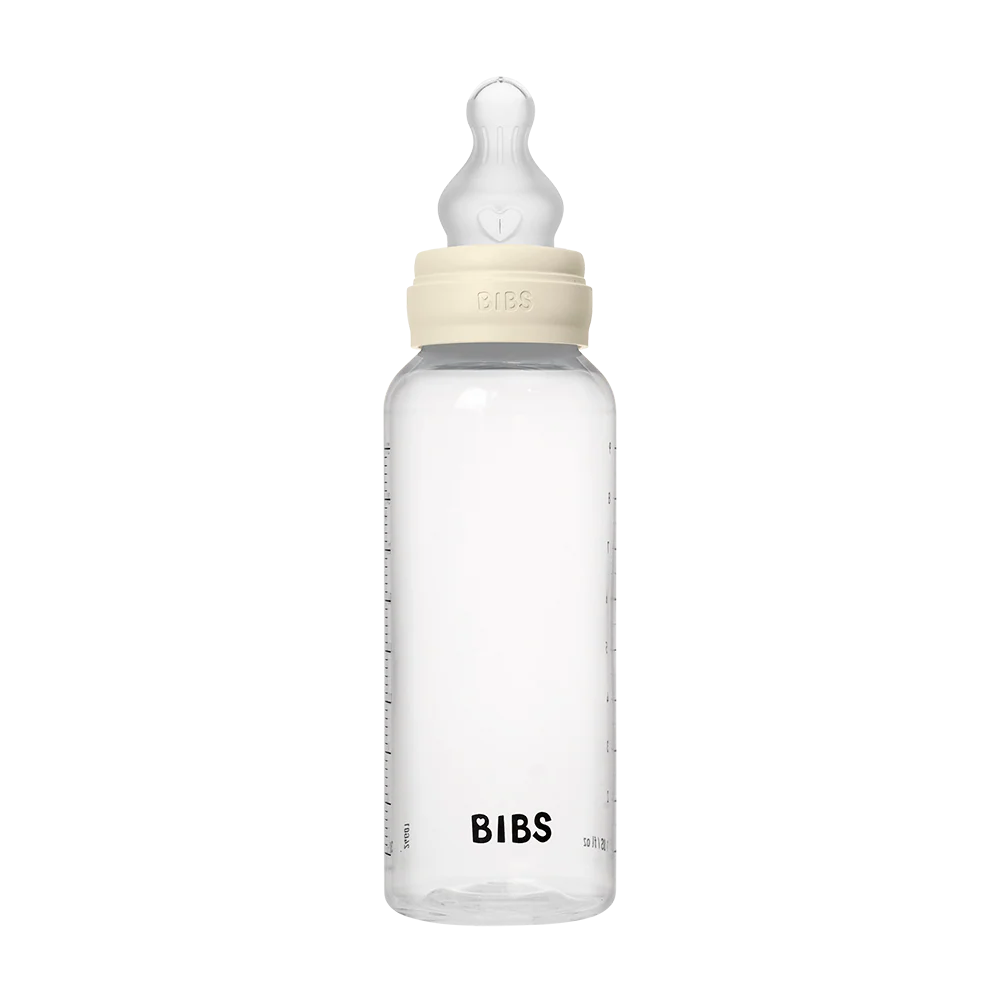 Baby BPA-Free PP Bottle Set 270ml Silicone - Ivory