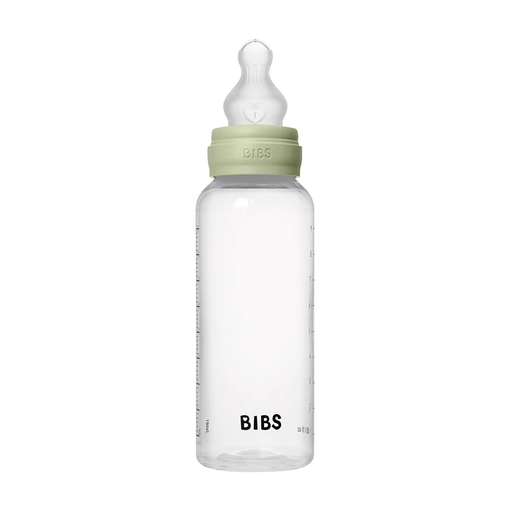Baby BPA-Free PP Bottle Set 270ml Silicone - Sage