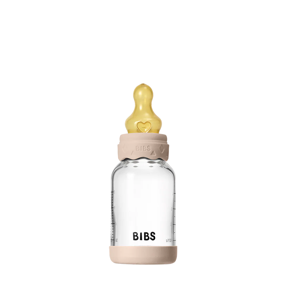 Baby Glass Bottle Boheme Set 120ml Latex - Blush