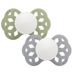 Infinity GLOW Pacifiers 2 Pack - Sage/Cloud