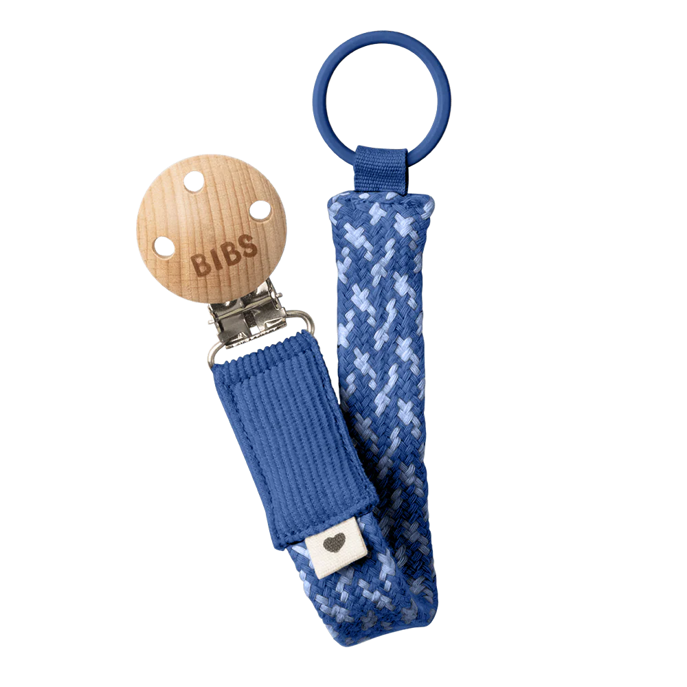Pacifier Clip - Cornflower/Dusty Blue