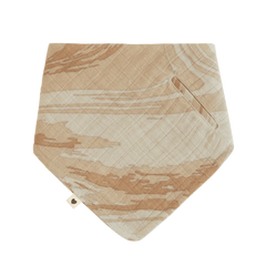 Bandana Bib - Tie Dye Camo Sand
