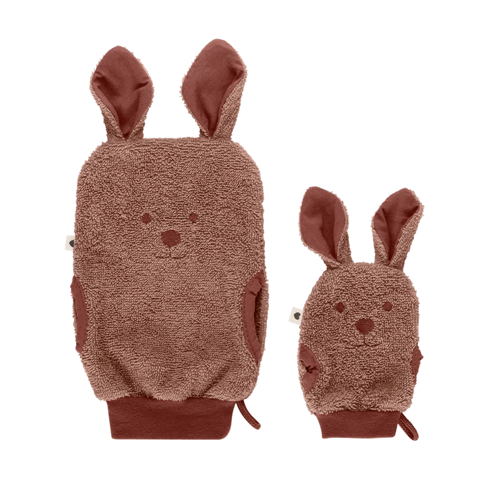 Kangaroo Bath Mitts - Woodchuck