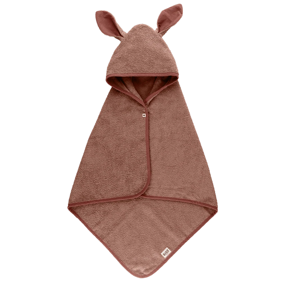 Kangaroo Hoodie Towel Baby - Woodchuck