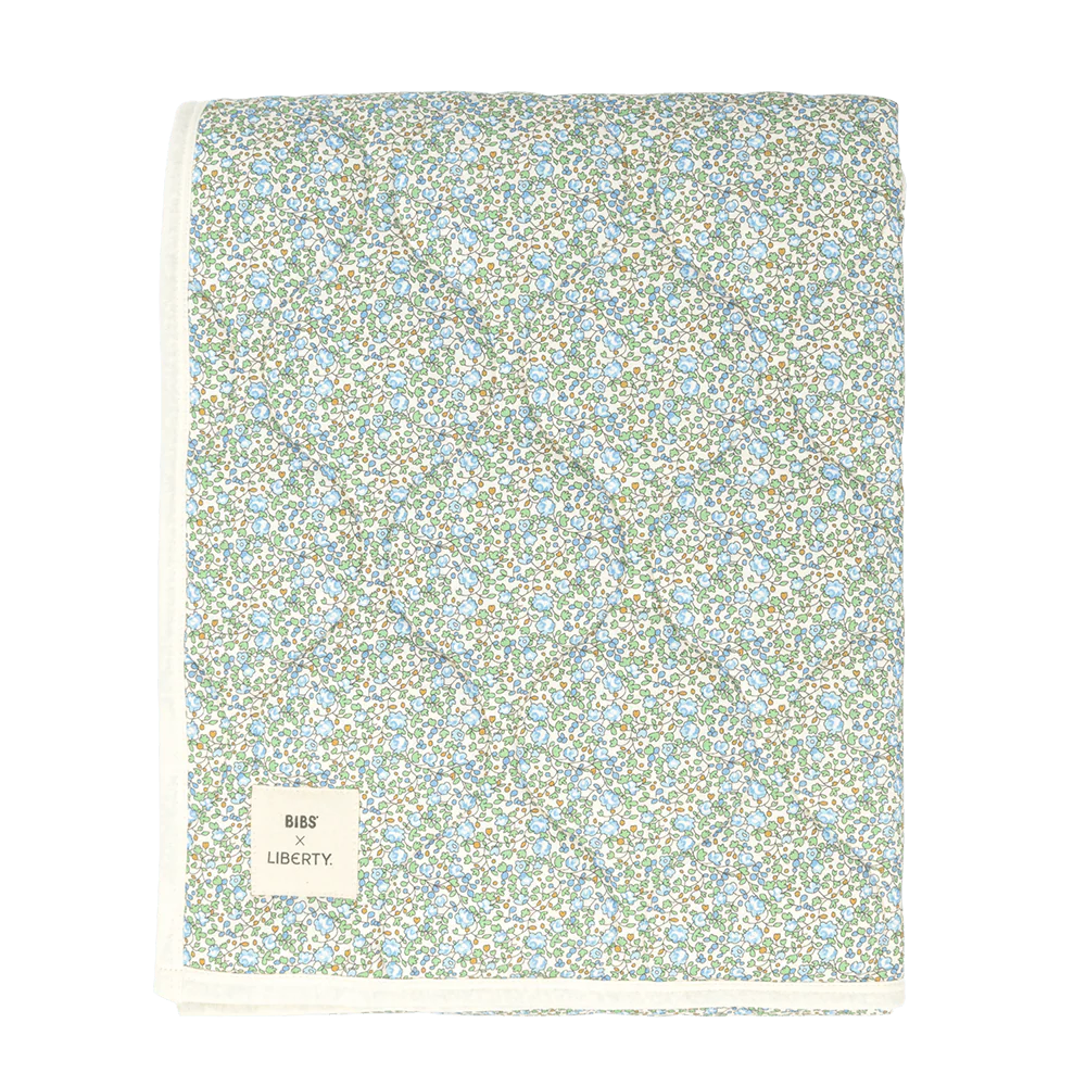 BIBS x LIBERTY Quilted Blanket Eloise - Ivory