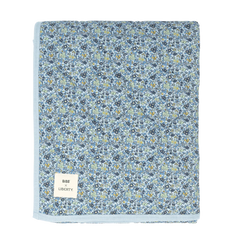 BIBS x LIBERTY Quilted Blanket Chamomile Lawn - Baby Blue